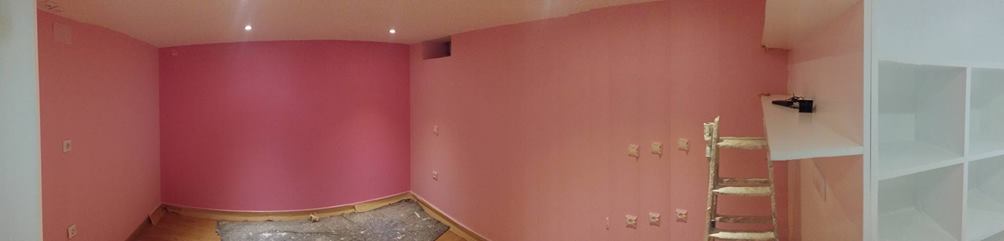 Decoración para niños.Pintar habitación infantil en tonos rosas. Decoración infantil en Madrid