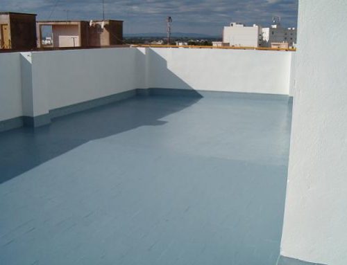 Impermeabilización de una terraza de edificio