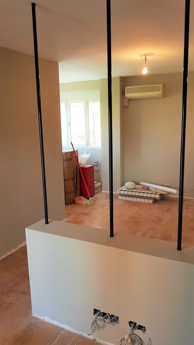 Detalles del salón Alisado de paredes en Madrid y Segovia