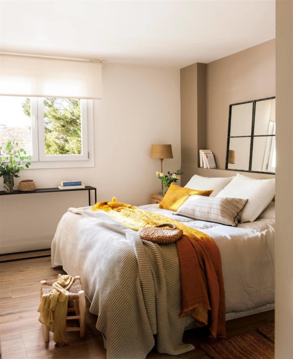modernizar el dormitorio pintar la pared novadecora