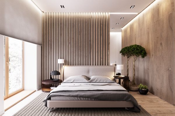 modernizar dormitorio cabecero listones de madera novadecora